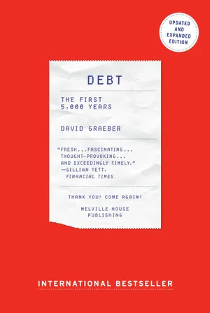 Book cover of Debt: The First 5000 Years
